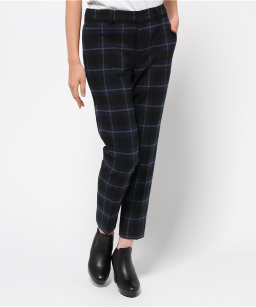 La TOTALITE（ラトータリテ）の「ツイカチェックセンタープレスパンツ◆（その他パンツ・レディース・ブラック/チャコールグレー・36/38）」の13枚目の写真