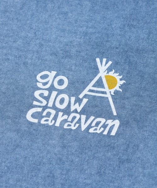 go slow caravan(ゴースローキャラバン)の「Good On/グッドオン 3 BIRD S/S TEE EX(Tシャツ/カットソー・メンズ・ホワイト/ブルー系その他・MEDIUM/X-LARGE/LARGE)」の4枚目の写真