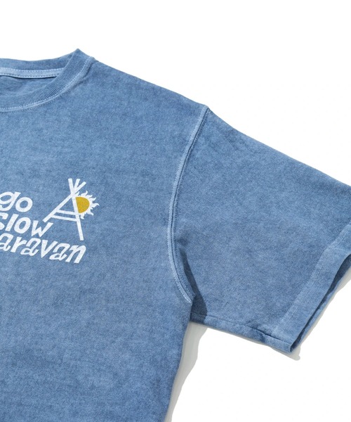 go slow caravan(ゴースローキャラバン)の「Good On/グッドオン 3 BIRD S/S TEE EX(Tシャツ/カットソー・メンズ・ホワイト/ブルー系その他・MEDIUM/X-LARGE/LARGE)」の5枚目の写真
