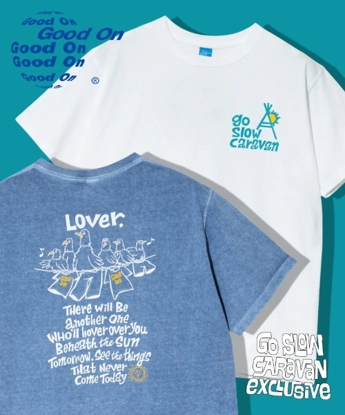 go slow caravan(ゴースローキャラバン)の「Good On/グッドオン 3 BIRD S/S TEE EX(Tシャツ/カットソー・メンズ・ホワイト/ブルー系その他・MEDIUM/X-LARGE/LARGE)」の14枚目の写真