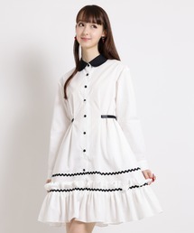 新品　MILK ミルク　ラプソディードレス　花柄　ドット柄　コットン　ワンピース MILK - MILK ラプソディードレス ピンク ラプソディーdressの