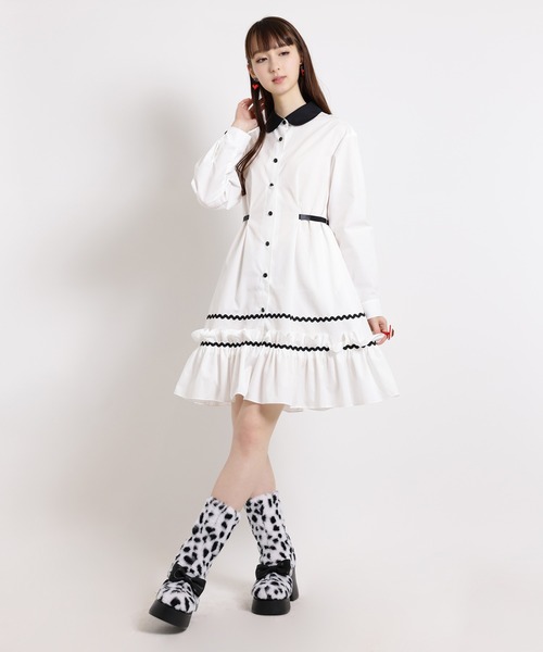 MILK - MILK  エンジェル シャツワンピース MILK - MILK☆店舗限定 angelシャツワンピースの通販 by さっこ