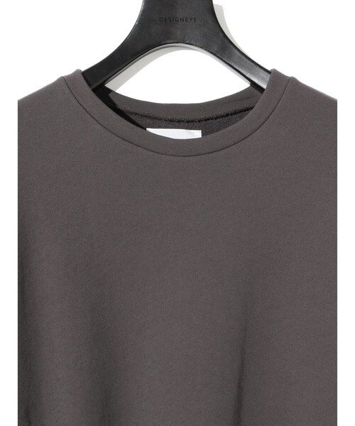 MIDIUMISOLID（ミディウミソリッド）の「MIDIUMISOLID for Ladies スウェットショートプルオーバー（Tシャツ/カットソー・レディース・ライトグレー/ブラック/チャコールグレー・FREE）」の9枚目の写真