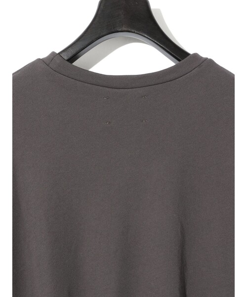 MIDIUMISOLID（ミディウミソリッド）の「MIDIUMISOLID for Ladies スウェットショートプルオーバー（Tシャツ/カットソー・レディース・ライトグレー/ブラック/チャコールグレー・FREE）」の13枚目の写真