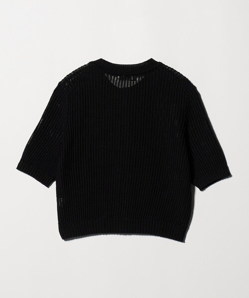 セール】メッシュ ニット ショートスリーブ カーディガン