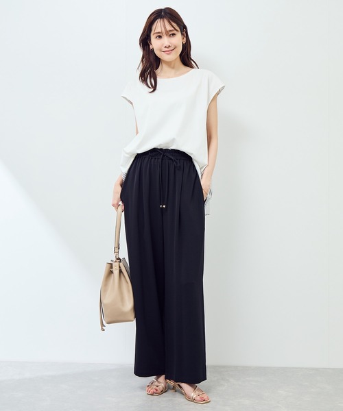 ROPE' PICNIC(ロペピクニック)の「ストライプドッキングフレンチスリーブプルオーバー(Tシャツ/カットソー・レディース・ホワイト系その他/ネイビー/ホワイト系その他4・38)」の15枚目の写真