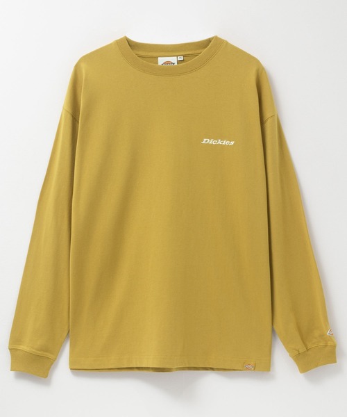 Dickies(ディッキーズ)の「【Dickies/ディッキーズ】ワンポイント刺繍長袖Tシャツ(Tシャツ/カットソー・メンズ・ブラック/マスタード/グリーン/ホワイト/アッシュグレー・XXL/XL/L/M)」の5枚目の写真