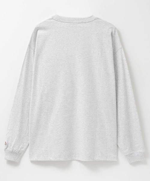 Dickies(ディッキーズ)の「【Dickies/ディッキーズ】ワンポイント刺繍長袖Tシャツ(Tシャツ/カットソー・メンズ・ブラック/マスタード/グリーン/ホワイト/アッシュグレー・XXL/XL/L/M)」の12枚目の写真