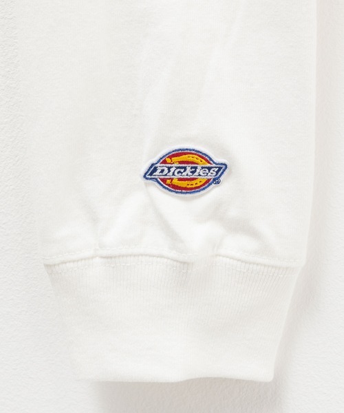 Dickies(ディッキーズ)の「【Dickies/ディッキーズ】ワンポイント刺繍長袖Tシャツ(Tシャツ/カットソー・メンズ・ブラック/マスタード/グリーン/ホワイト/アッシュグレー・XXL/XL/L/M)」の6枚目の写真