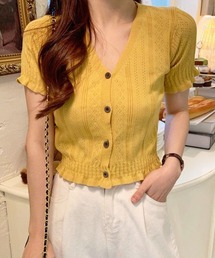 サマーニット」に該当するイエロー/黄色系のファッション通販