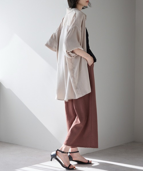 ワイドキュロットパンツ（その他パンツ）｜each（イーチ）の