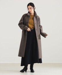 Demi-Luxe BEAMS | AK+1 / ボンディング コート(ステンカラーコート)