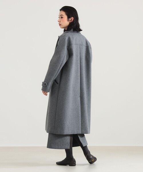 Demi-Luxe BEAMS（デミルクス ビームス）の「AK+1 / ボンディング コート（ステンカラーコート・レディース・グレー/ブラウン・36/38）」の6枚目の写真