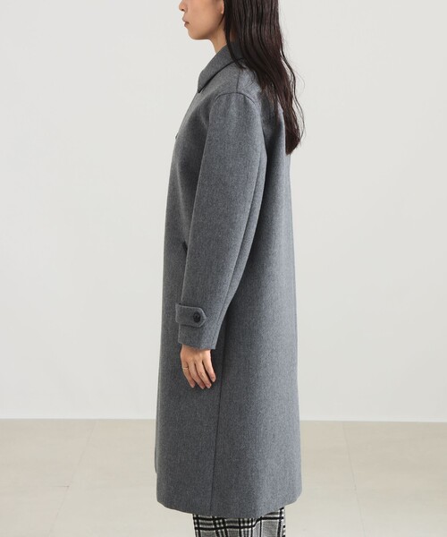 Demi-Luxe BEAMS（デミルクス ビームス）の「AK+1 / ボンディング コート（ステンカラーコート・レディース・グレー/ブラウン・36/38）」の9枚目の写真