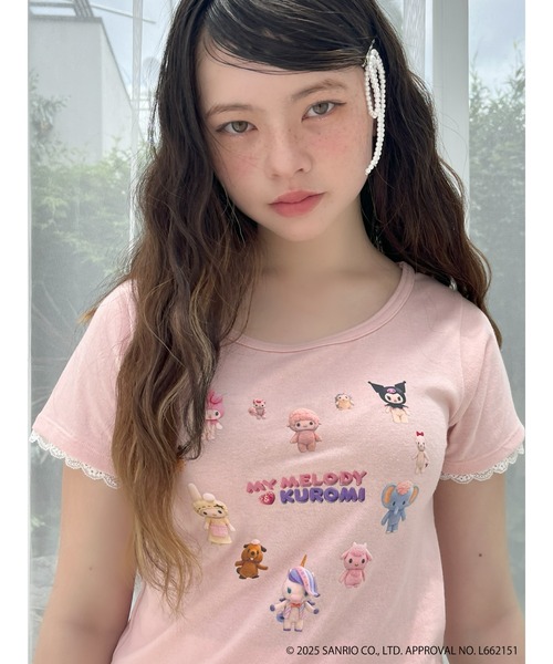 MY MELODY & KUROMI】 HEART ENCYCLOPEDIA TEE（Tシャツ/カットソー