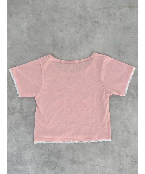 sanrio(サンリオ)の「【MY MELODY & KUROMI】 HEART ENCYCLOPEDIA TEE(Tシャツ/カットソー・レディース・ホワイト/ピンク・FREE)」の20枚目の写真