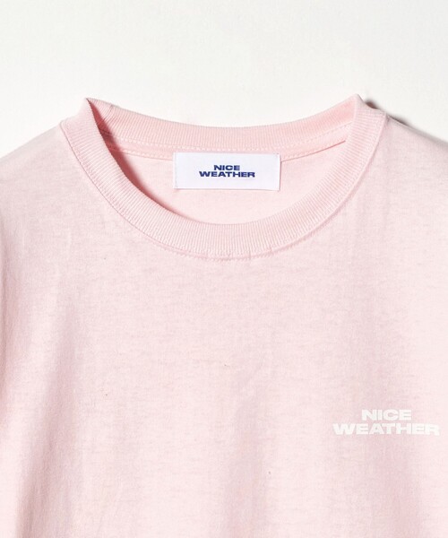 NICE WEATHER＞ウィメンズ コンパクト ロゴ Tシャツ（Tシャツ