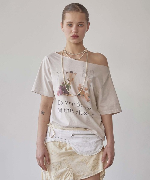 セール】83 Faith Cut Out Tee（Tシャツ/カットソー）｜SCULPTOR
