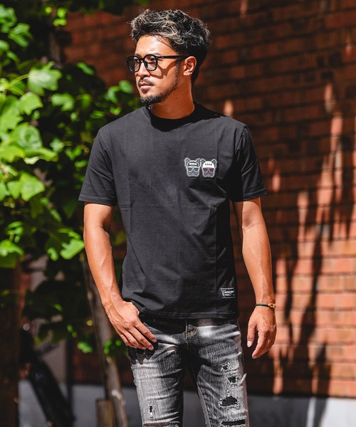 adamsJUGGLER(アダムスジャグラー)の「RTEGO.Eブルティー(Tシャツ/カットソー・メンズ・ブラック/ホワイト・S/M/L/XXL/XL)」の2枚目の写真