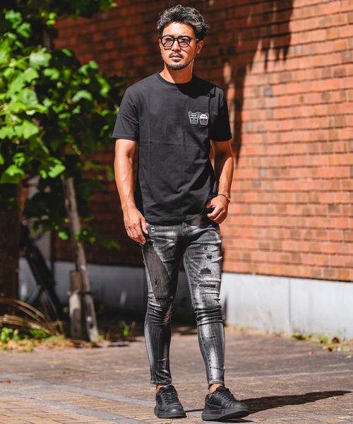 adamsJUGGLER(アダムスジャグラー)の「RTEGO.Eブルティー(Tシャツ/カットソー・メンズ・ブラック/ホワイト・S/M/L/XXL/XL)」の8枚目の写真