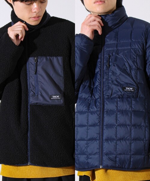 セール】【2WAYで着回せる】【UNISEX】GLOSTER配色別注 TAIONボア