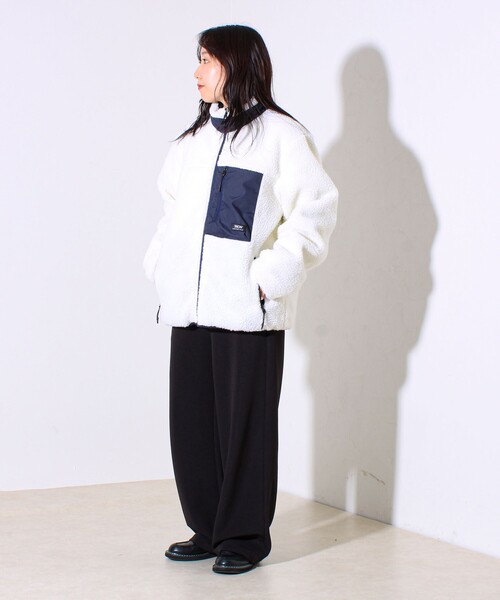 セール】【2WAYで着回せる】【UNISEX】GLOSTER配色別注 TAIONボア