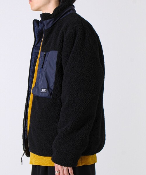 TAION(タイオン)の「【2WAYで着回せる】【UNISEX】GLOSTER配色別注 TAIONボア×ダウンブルゾン(ダウンジャケット/コート・メンズ・ブラック/ダークベージュ/アイボリー・XL/L/M)」の14枚目の写真