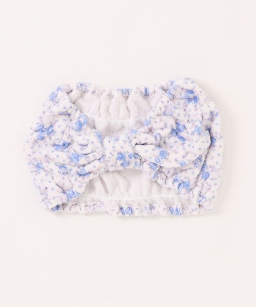 KID BLUE（キッドブルー）の「キッドブルー -タオルピンドットフラワー -ヘアバンド -KGCW136 -kidblue（ヘアバンド・レディース・ブルー/イエロー・FREE）」の3枚目の写真