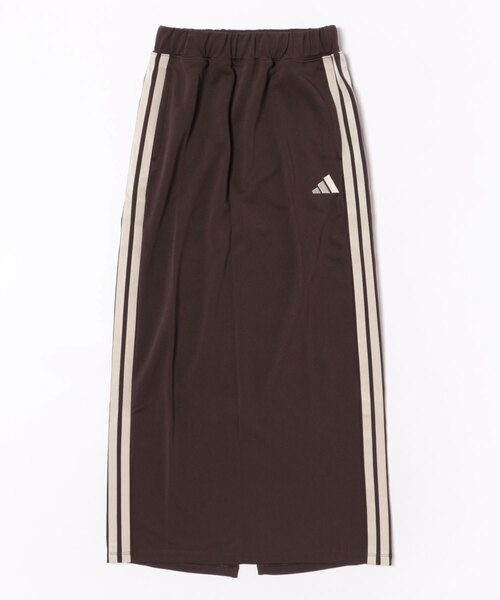 adidas(アディダス)の「《adidas》W MH 3S KN Iラインスカート(スカート・レディース・ブラック/ダークブラウン/セージグリーン・S/M/L/XL)」の2枚目の写真