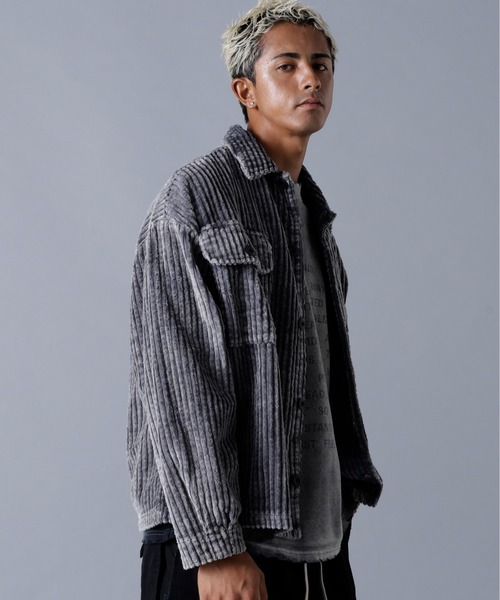 DANKE SCHON(ダンケシェーン)の「DankeSchon/ダンケシェーン/2.5W CHEMICAL CODUROY SHIRT(シャツ/ブラウス・メンズ・ブラック/グレー・M/L)」の10枚目の写真