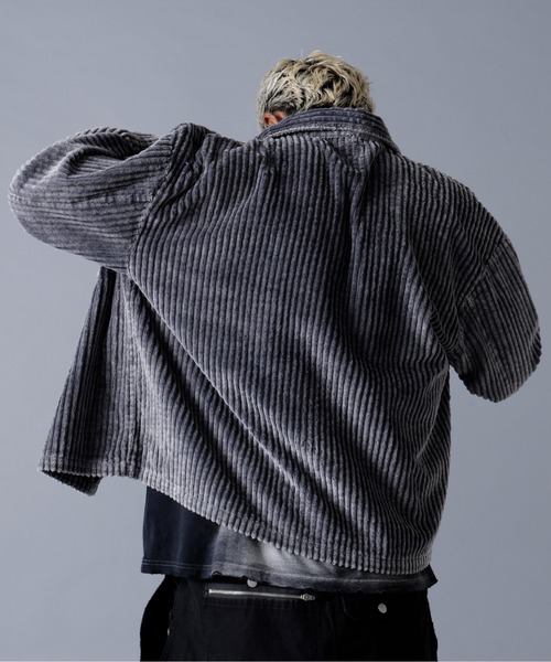 DANKE SCHON(ダンケシェーン)の「DankeSchon/ダンケシェーン/2.5W CHEMICAL CODUROY SHIRT(シャツ/ブラウス・メンズ・ブラック/グレー・M/L)」の12枚目の写真