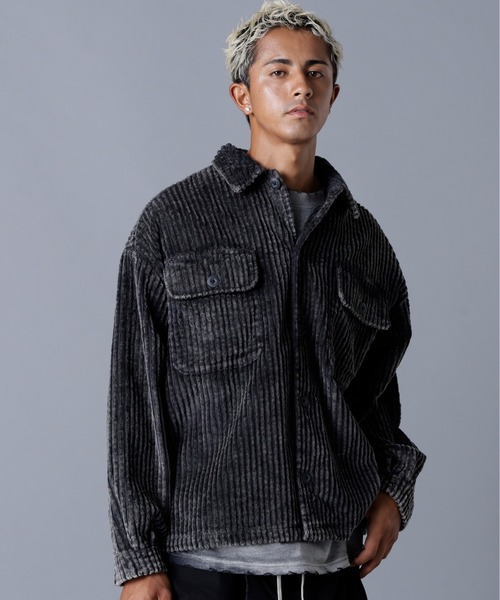 DANKE SCHON(ダンケシェーン)の「DankeSchon/ダンケシェーン/2.5W CHEMICAL CODUROY SHIRT(シャツ/ブラウス・メンズ・ブラック/グレー・M/L)」の17枚目の写真