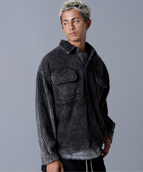 DANKE SCHON(ダンケシェーン)の「DankeSchon/ダンケシェーン/2.5W CHEMICAL CODUROY SHIRT(シャツ/ブラウス・メンズ・ブラック/グレー・M/L)」の18枚目の写真