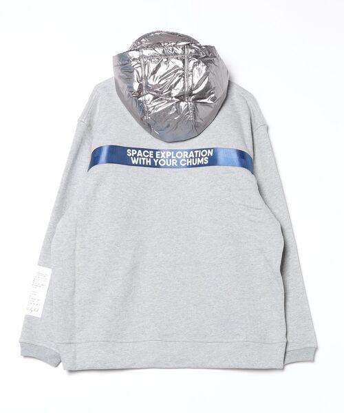 CHUMS(チャムス)の「【CHUMS】Space Pullover Hoodie(パーカー・メンズ・ブラック/グレー・X-LARGE/LARGE/MEDIUM)」の3枚目の写真