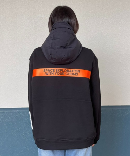 CHUMS(チャムス)の「【CHUMS】Space Pullover Hoodie(パーカー・メンズ・ブラック/グレー・X-LARGE/LARGE/MEDIUM)」の5枚目の写真