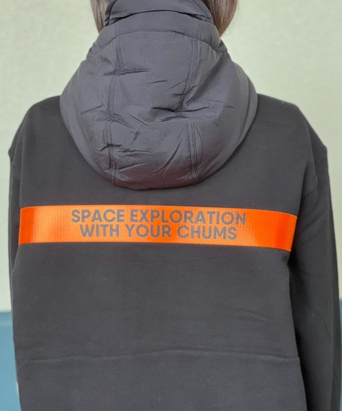 CHUMS(チャムス)の「【CHUMS】Space Pullover Hoodie(パーカー・メンズ・ブラック/グレー・X-LARGE/LARGE/MEDIUM)」の6枚目の写真