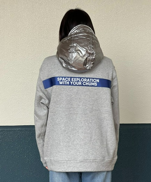 CHUMS(チャムス)の「【CHUMS】Space Pullover Hoodie(パーカー・メンズ・ブラック/グレー・X-LARGE/LARGE/MEDIUM)」の9枚目の写真