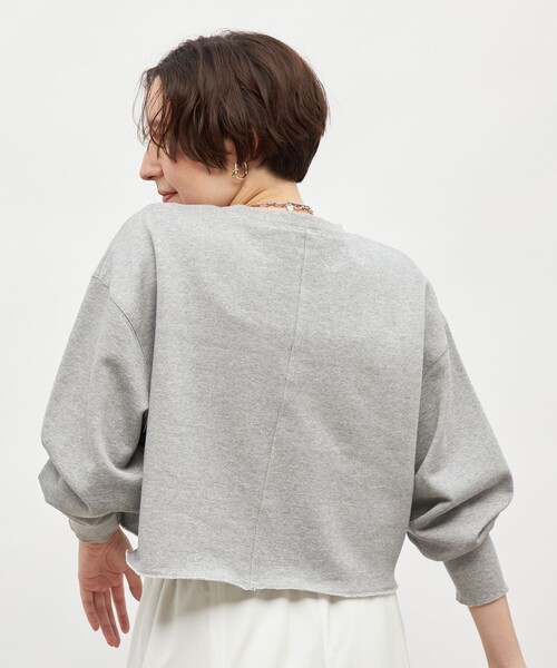 NOLLEY’S（ノーリーズ）の「ショート丈裏毛スウェット（スウェット・レディース・ブラック/アイボリー/ライトグレー・FREE）」の20枚目の写真