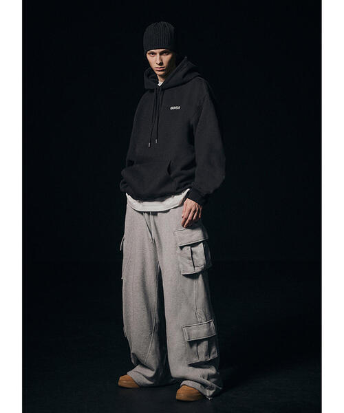 NOT4NERD(ノットフォーナード)の「NOT4NERD/ノットフォーナード/Incision Multi Cargo Sweat Pants(スウェットパンツ・メンズ・カーキ/グレー/ブラック・L/XL/M)」の2枚目の写真