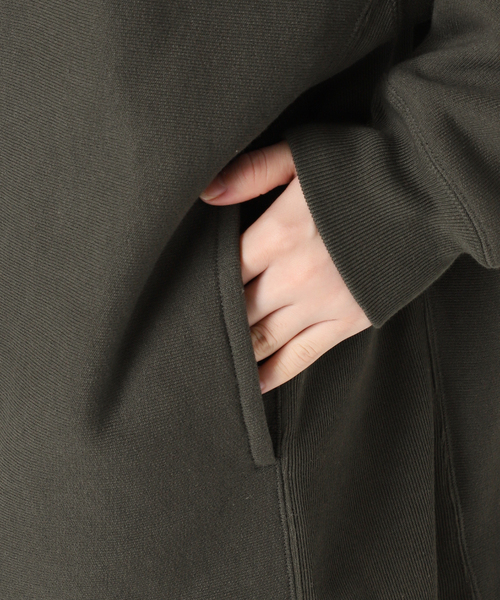 【しぶちん☆】FRAMeWORK別注フードハーフジップドロストプルオーバー Champion 別注REVERSE WEAVE11.5OZフードハーフジップドロスト