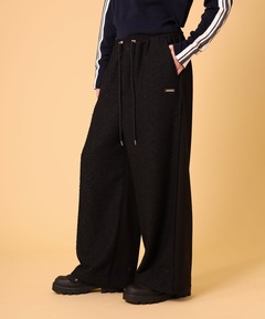 セール】Lace Material Line Sweatpants/レースラインスウェットパンツ