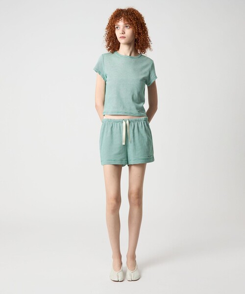 PETIT BATEAU(プチバトー)の「【別注】<PETIT BATEAU for 6>SHORTS/ショートパンツ(その他パンツ・レディース・ホワイト/ケリーグリーン/ネイビー/その他1・FREE)」の2枚目の写真
