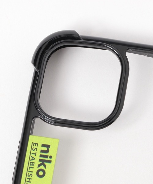 niko and...（ニコアンド）の「オリジナル クリアiPhoneケース(iPhone13/14/15)（スマホケース/カバー・レディース・ベージュ/ブラック/ホワイト・0）」の5枚目の写真