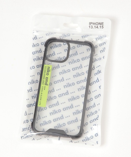 niko and...（ニコアンド）の「オリジナル クリアiPhoneケース(iPhone13/14/15)（スマホケース/カバー・レディース・ベージュ/ブラック/ホワイト・0）」の12枚目の写真