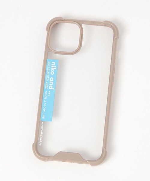 niko and...（ニコアンド）の「オリジナル クリアiPhoneケース(iPhone13/14/15)（スマホケース/カバー・レディース・ベージュ/ブラック/ホワイト・0）」の17枚目の写真