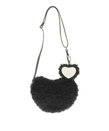 fluffy heart bag
