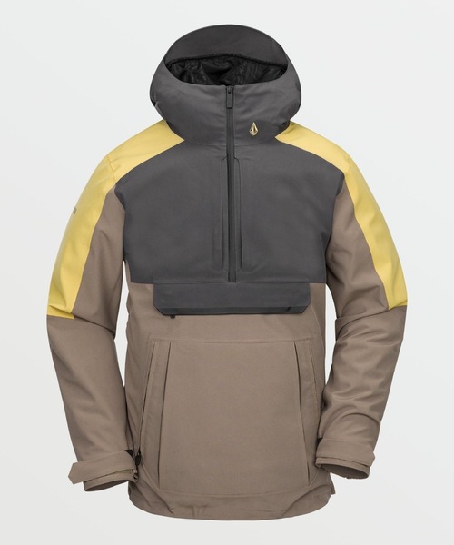 売り切り‼️VOLCOM ボルコム　アノラックジャケット グレー ブラック セール】【VOLCOM/ボルコム】 Mens Brighton Pullover /アノラックプル