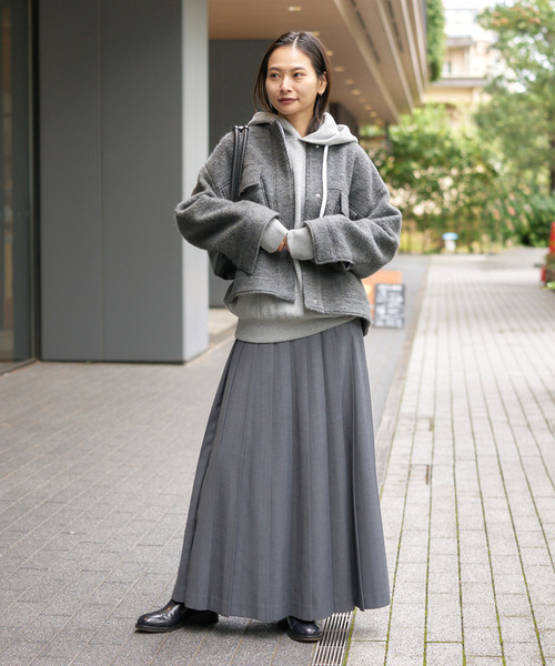 シープパイルクロップジャケット（ノーカラーコート）｜JOURNAL