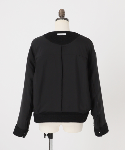 シープパイルクロップジャケット（ノーカラーコート）｜JOURNAL