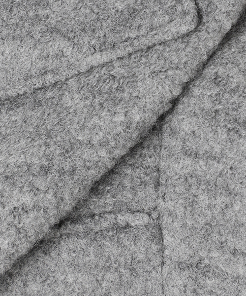 シープパイルクロップジャケット（ノーカラーコート）｜JOURNAL